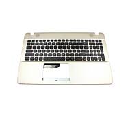 Tastatura Laptop Asus A540Y Neagra Layout UK-US Cu Palmrest Auriu Fara Iluminare