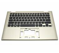 Tastatura Laptop Dell Inspiron 11 3147 Neagra Layout UK-US Cu Palmrest Auriu Fara Iluminare