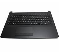 Tastatura Laptop Hp Neagra Layout UK-US Cu Palmrest Negru si TouchPad 15-BS049NA 