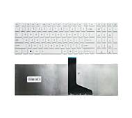Tastatura laptop Toshiba C855-1n0 alba US cu rama