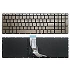 Tastatura laptop HP Pavilion 15-BS015 champagne fara rama cu iluminare colturi drepte