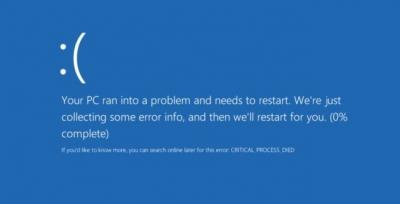 Critical Process Died in Windows 10? Cum poti scapa de eroare?