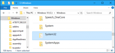 Windows System32. Ce este si de ce nu trebuie sa il stergi
