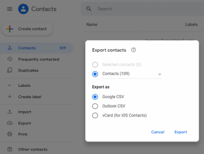 Cum transferi contactele Google din Android in iPhone