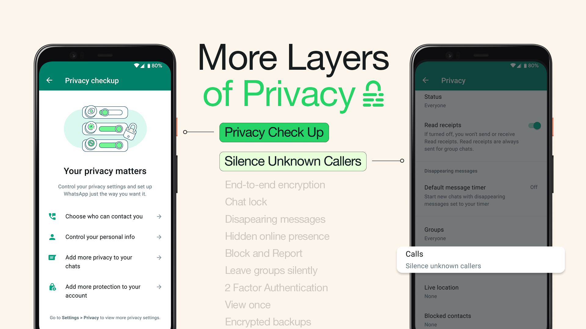 WhatsApp poate acum sa puna pe silent apelurile de la numere necunoscute