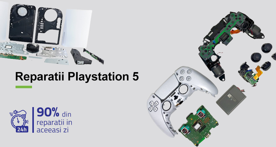 Reparatii Console PlayStation PS4, PS5, Xbox One, Nintendo Switch