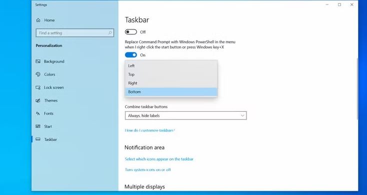 Cum să centrați pictogramele din bara de activități în Windows 10