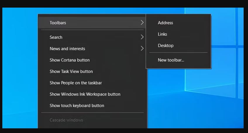 Cum să centrați pictogramele din bara de activități în Windows 10