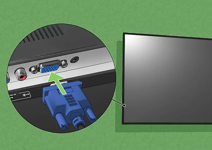 Conectare laptop la televizor prin vGA